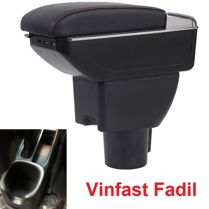 Hộp tỳ tay dành cho ô tô cao cấp Vinfast Fadil tích hợp 7 cổng USB 