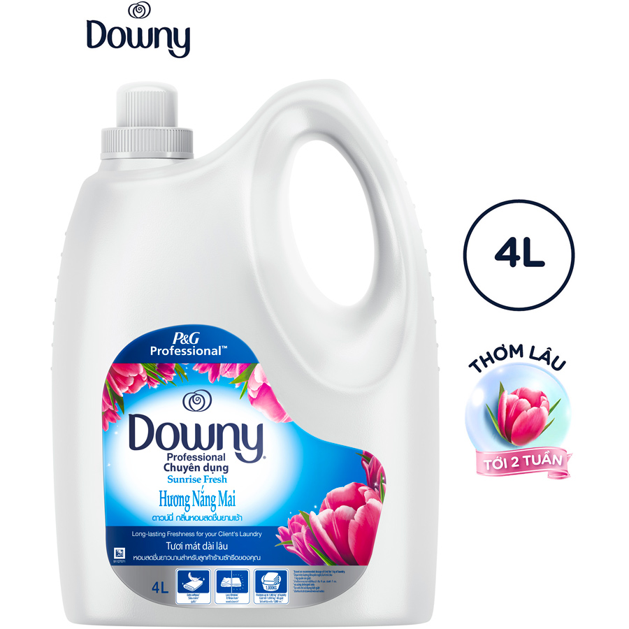 Nước Xả Vải Downy Hương Nắng mai Dạng Chai (4L)