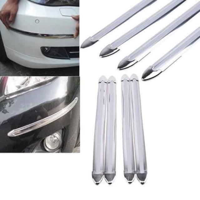 Nẹp crom 4 góc chống xước trang trí cho xe ô tô