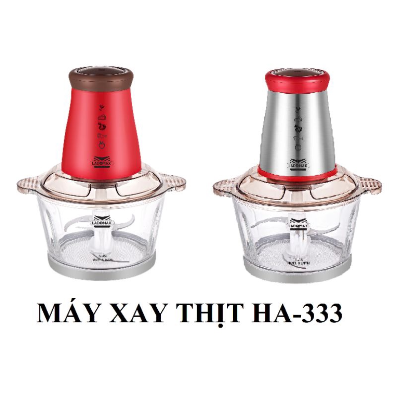 Máy xay thịt đa năng cối thủy tinh 2L Ladomax