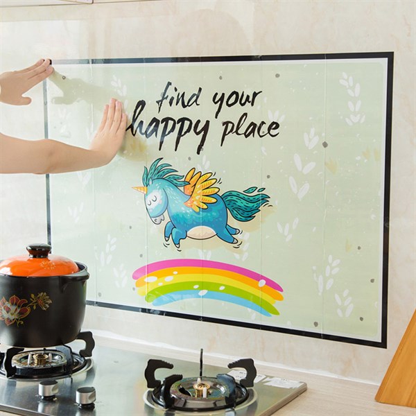 Miếng dán trang trí nhà bếp mẫu 2018