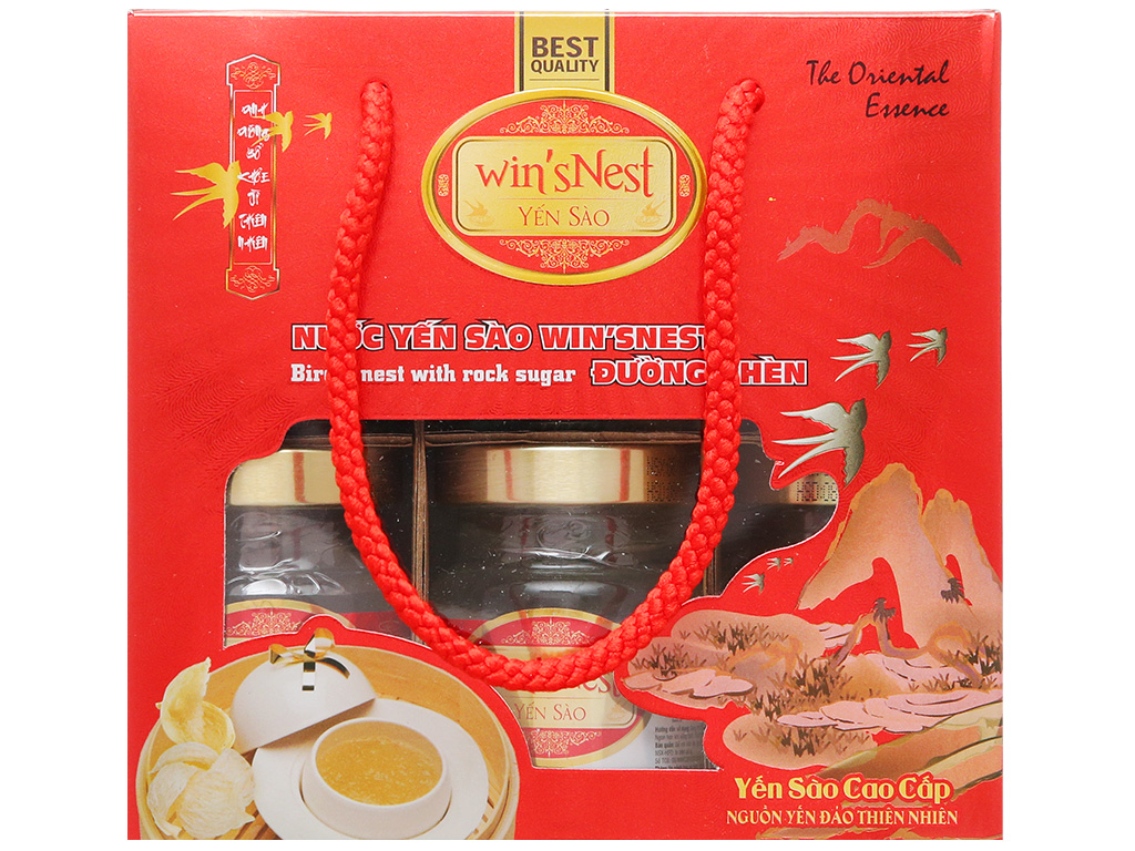 Hình ảnh Nước Yến Sào win'sNest Đường Phèn (6 lọ x 70 ml/ Lốc)