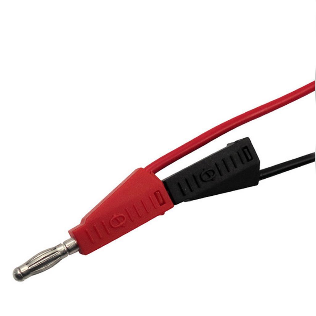 4 Pieces Banana to Banana Plug Test Lead Set, 4mm Stackable Banana Plug Wire Soft Silicone Test Cable Lead for Multimeter