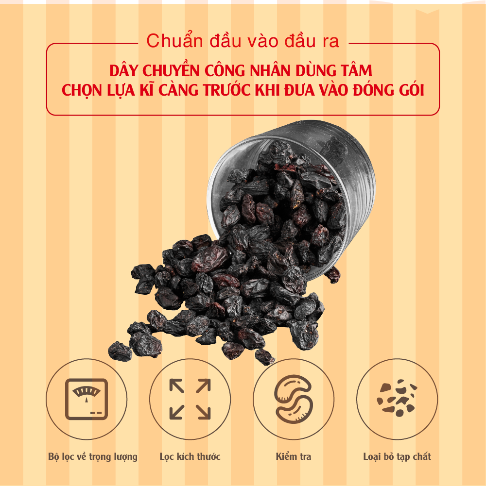 NHO ĐEN 454G THOMPSON RAISINS DAN DPAK