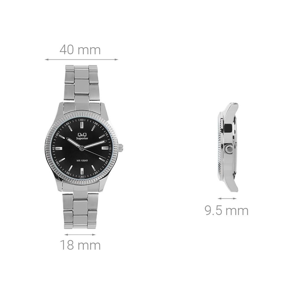 Đồng hồ nam QQ-S294J212Y - Size mặt 40 mm- Q&Q Japan