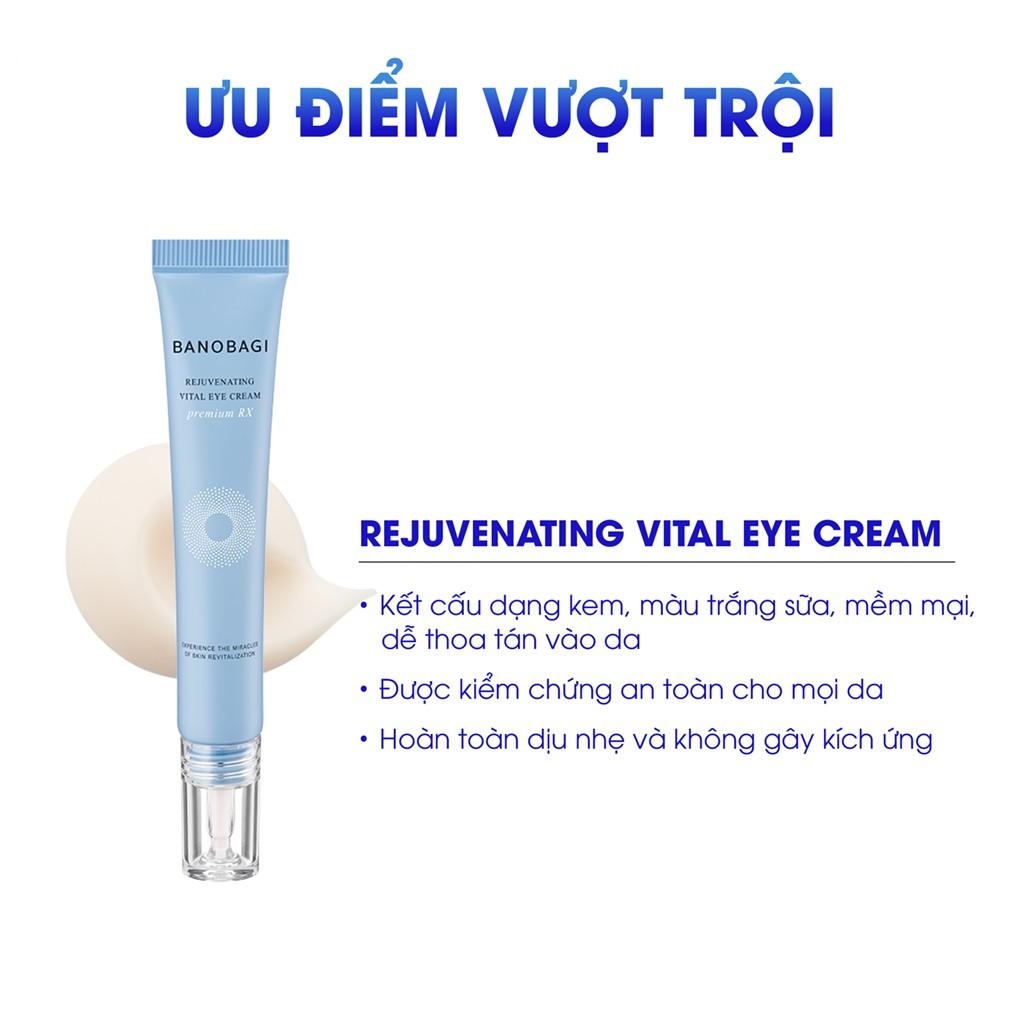 Kem Dưỡng Trẻ Hoá Vùng Mắt Banobagi Rejuvenating Vital Eye Cream 15ml