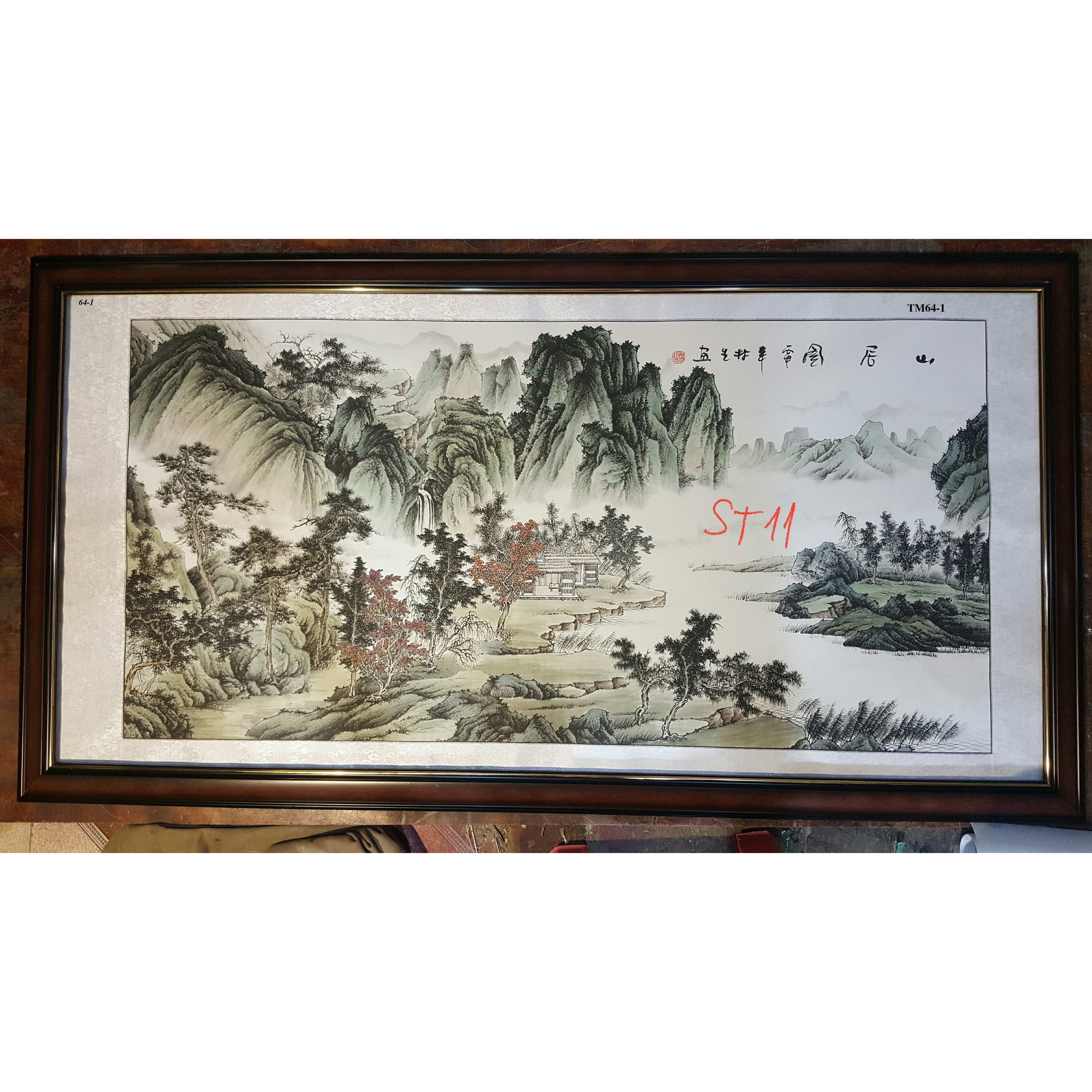 Tranh thủy mặc , Non nước hữu tình -TM64