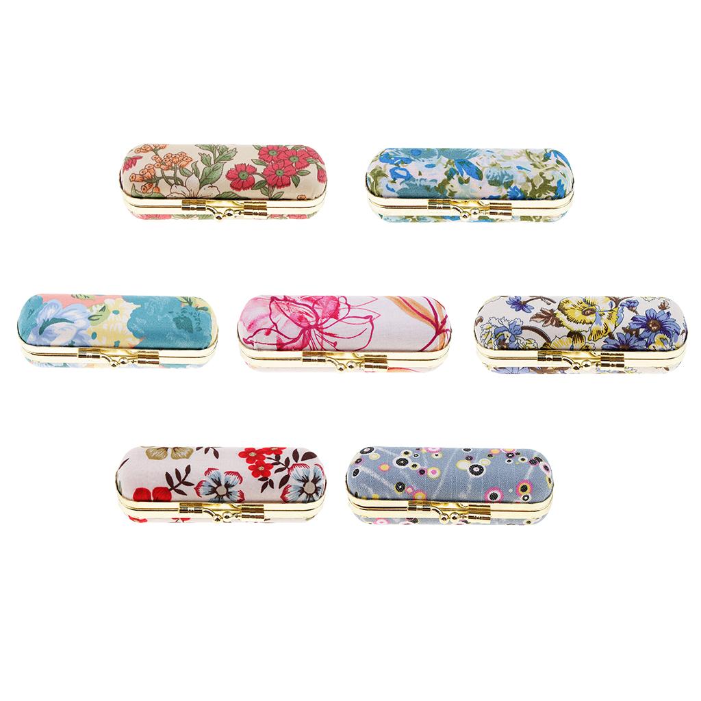 Beauty Design Lipstick Lip Gloss Case Storage Box Balm Holder With Mirror