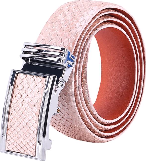 Thắt Lưng Nam Da Trăn Bản Lớn Huy Hoàng HT4365 - Hồng Phấn