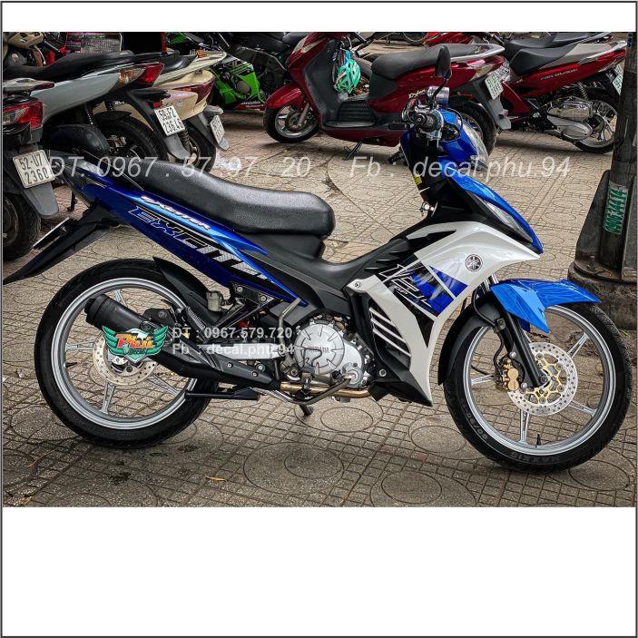 Tem Exciter 135 Xanh chắc Mẫu mới 2020