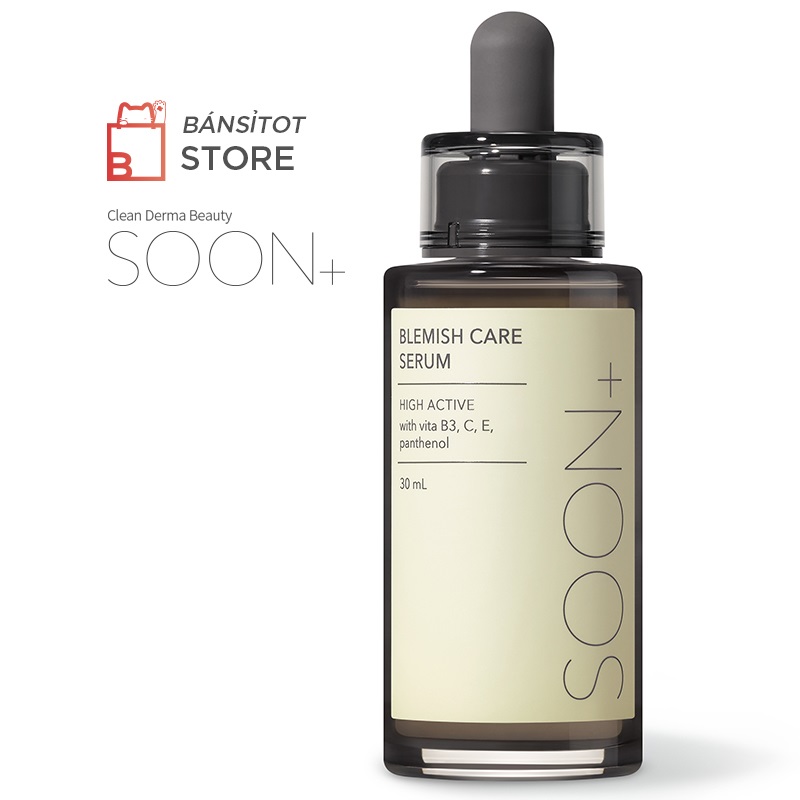 Tinh Chất Serum Mờ Thâm Sáng Da SOON+ High Active Blemish Care Serum 30ml