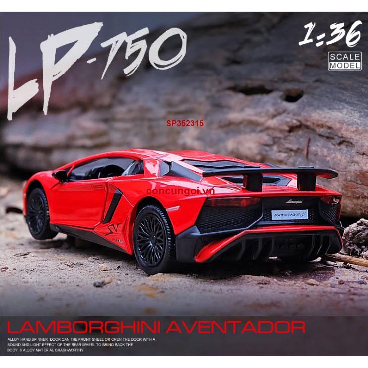 Đồ chơi xe sắt trớn mô hình_Lamborghini LP750-4SV coupe, 554990 - SP352315