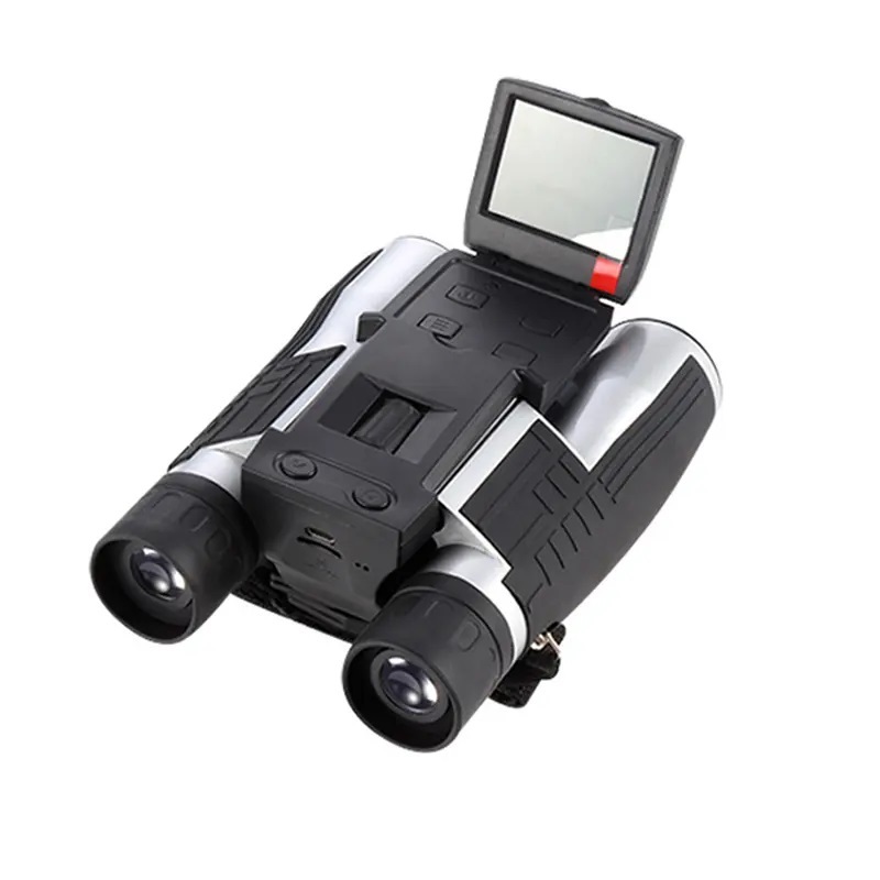 Ống nhòm ghi hình TERINO VCR-32 (12x, màn hình LCD 2 inch, chức năng quay chụp)- dùng cho ngắm cảnh &amp; quan sát chuyên nghiệp- Hàng chính hãng