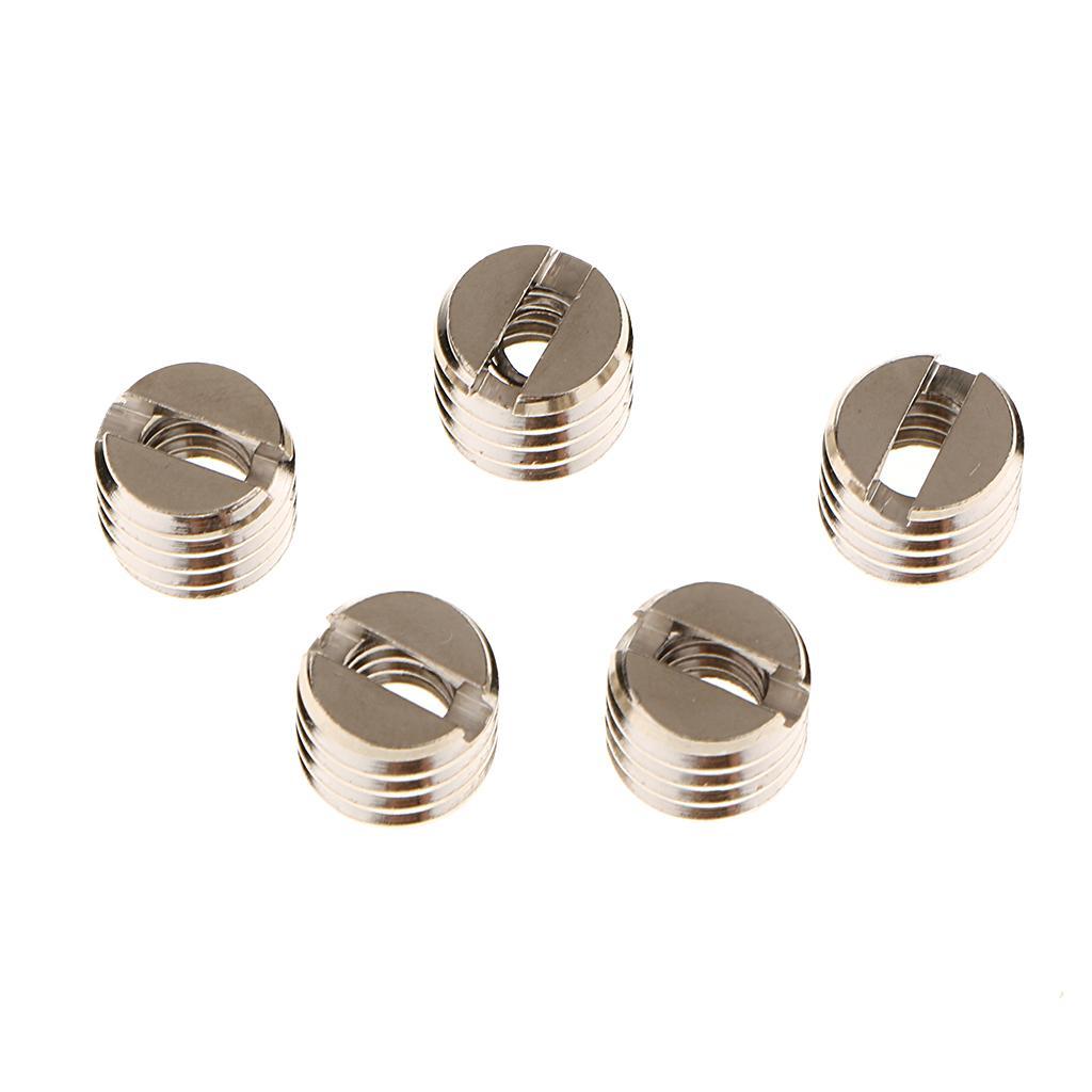 5x 1/4" to 3/8" Convert Screw Thread Adapter Tripod Mounting Monopod Camera