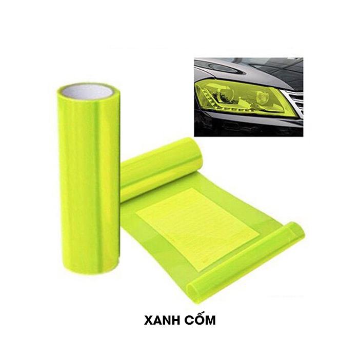 Decal dán trang trí pha đèn Xe máy Ngọc Trai / Tấm phim Dán pha đèn Xe Máy , Oto đủ màu! - Xanh lá