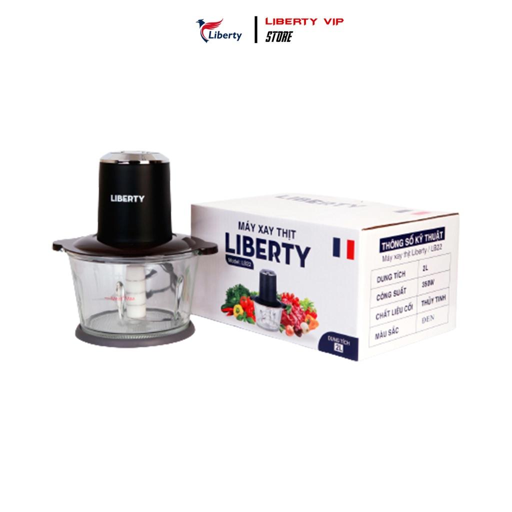 Máy xay thịt đa năng Liberty dung tích 2L cối thủy tinh kháng khuẩn công suất lớn 350W bảo hành 1 năm - Hàng chính hãng