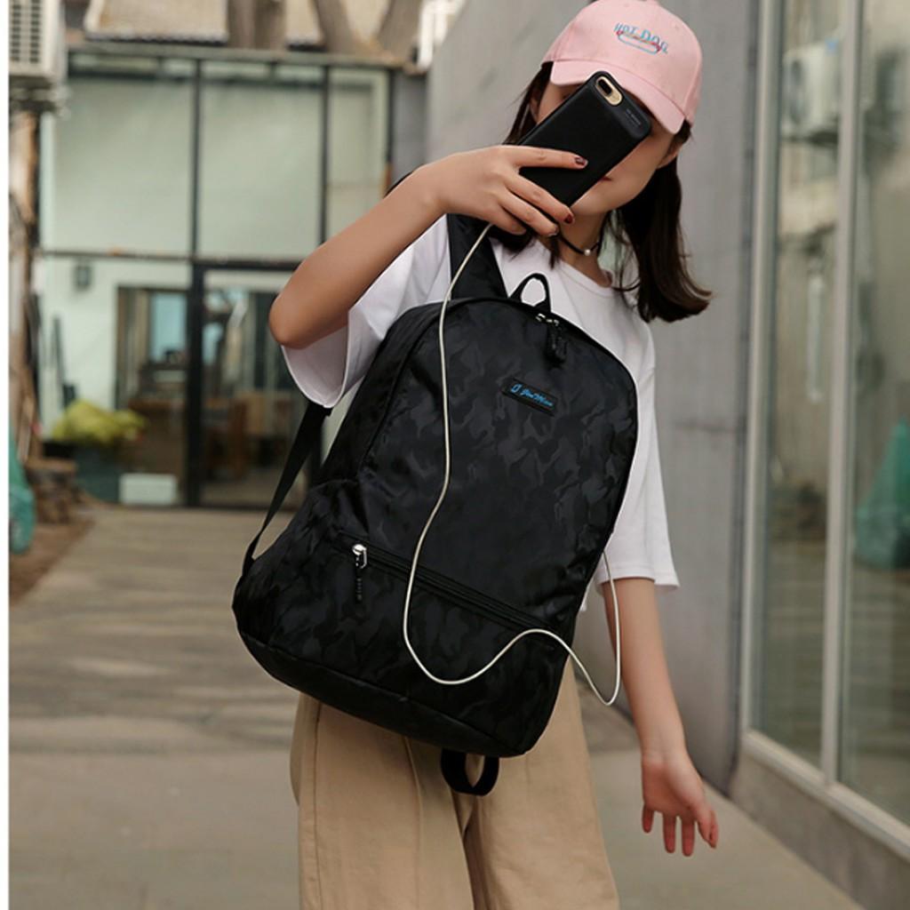 Balo Thời Trang Nữ Siêu Cá Tính, Cực Cute, Tặng Cap Sạc Điện Thoại & Chống Nước Nhẹ - BL27