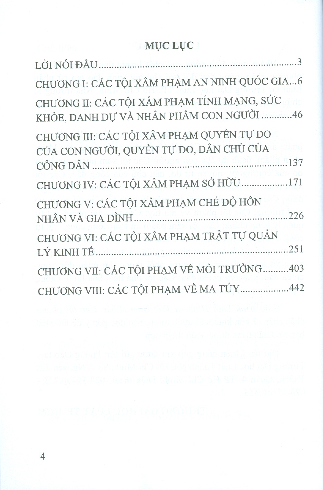 Combo Giáo Trình LUẬT HÌNH SỰ VIỆT NAM (PHẦN CÁC TỘI PHẠM - QUYỂN 1 + QUYỂN 2) (Tái bản lần thứ nhất, có sửa chữa, bổ sung)