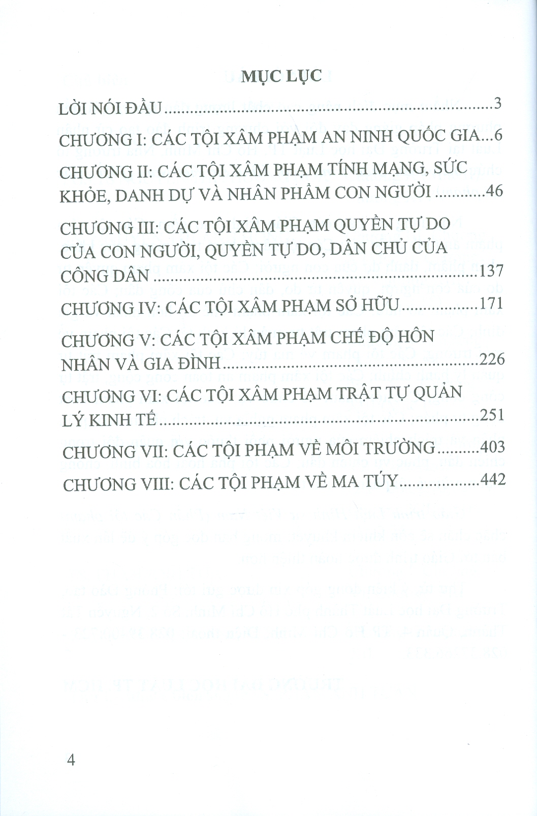 Combo Giáo Trình LUẬT HÌNH SỰ VIỆT NAM (PHẦN CÁC TỘI PHẠM - QUYỂN 1 + QUYỂN 2) (Tái bản lần thứ nhất, có sửa chữa, bổ sung)