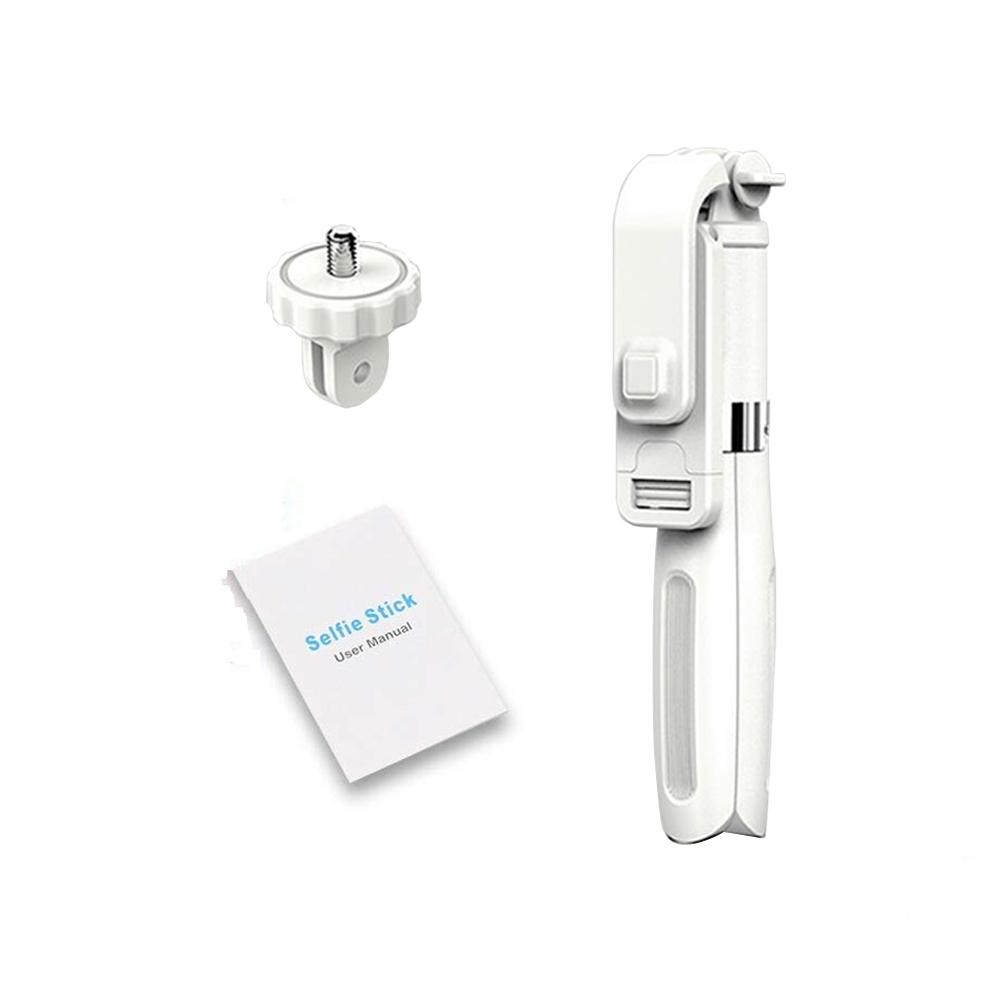 Gậy chụp ảnh tự sướng BT không dây L02 có giá đỡ ba chân.Chiều dài 100cm với máy ảnh