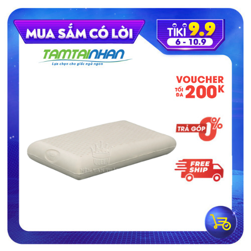 Gối Cao Su Vạn Thành Oval VTGCSO4056 (40 x 64 cm) - Trắng