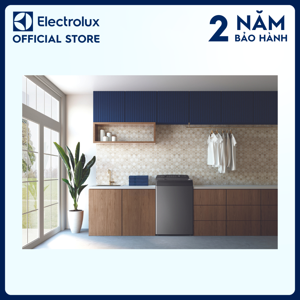 [Free Giao lắp] Máy giặt cửa trên Electrolux 14kg UltimateCare 700 EWT1474M7SA - Xám đen, giặt sạch sâu, không cặn giặt tẩy [Hàng chính hãng]