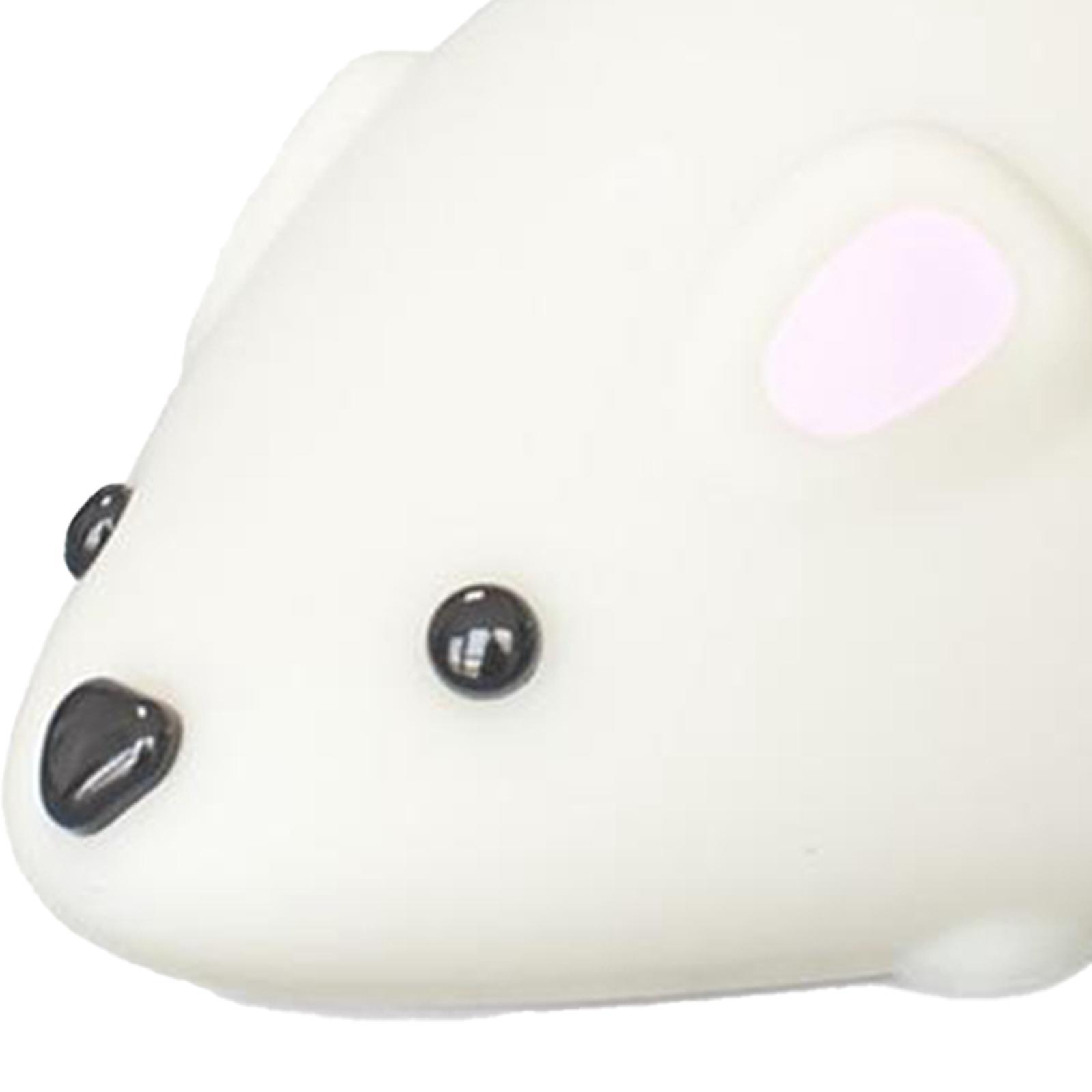 Cute Rat LED Night Light Table Lamp Portable Bedside Lamp for Sleeping Home