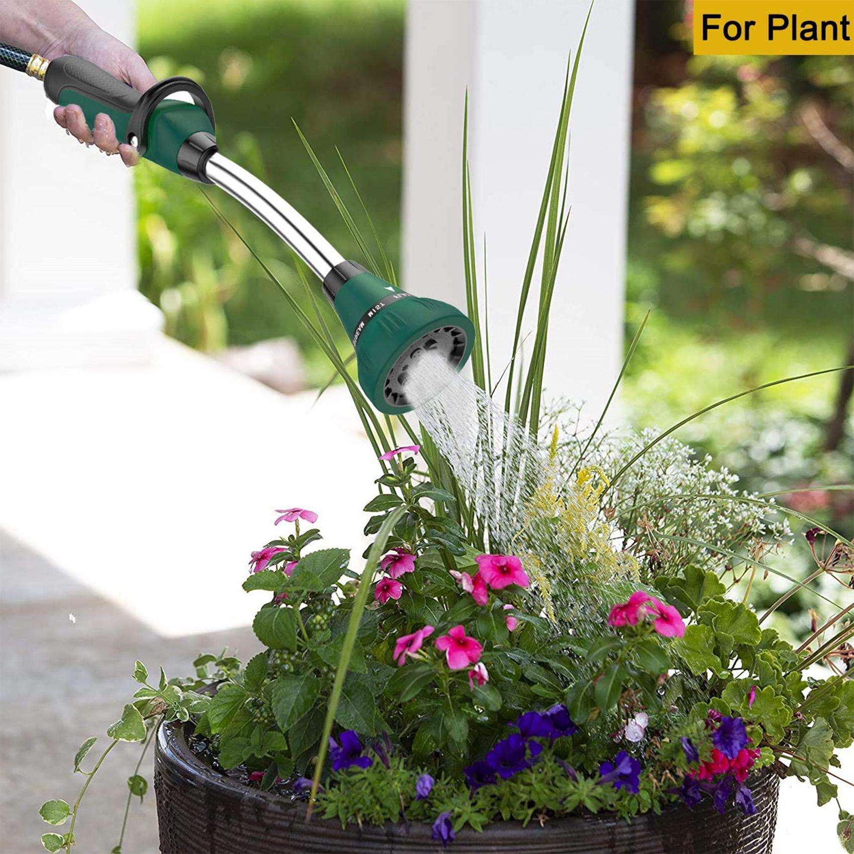 Vòi Phun Nước Tưới Cây Tay Cầm Tiện Dụng Dễ Dàng Bật Và Tắt Với 8 Kiểu Tưới Nước