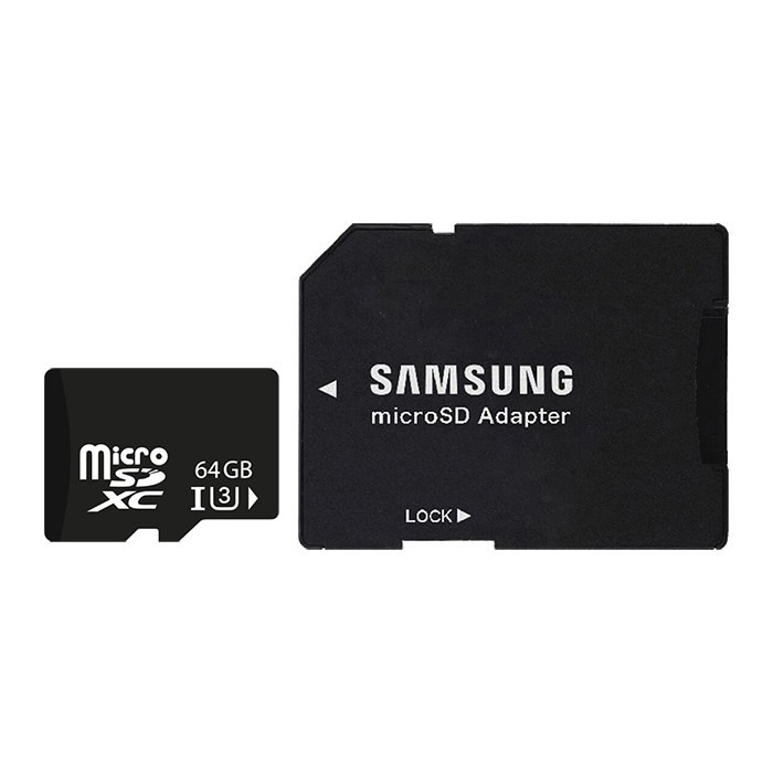 Thẻ Nhớ MicroSDXC 64GB UHS-I U3 Hỗ Trợ 4K - Chuyên Dụng Camera IP (Đen) + Tặng Kèm Adapter Samsung Và Hộp Thẻ