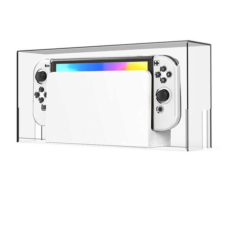 Nắp Đậy Chống Bụi Cho Nintendo Switch; Chất Liệu Acrylic Trong Suốt Bảo Vệ Máy Chơi Game -Hàng Nhập Khẩu