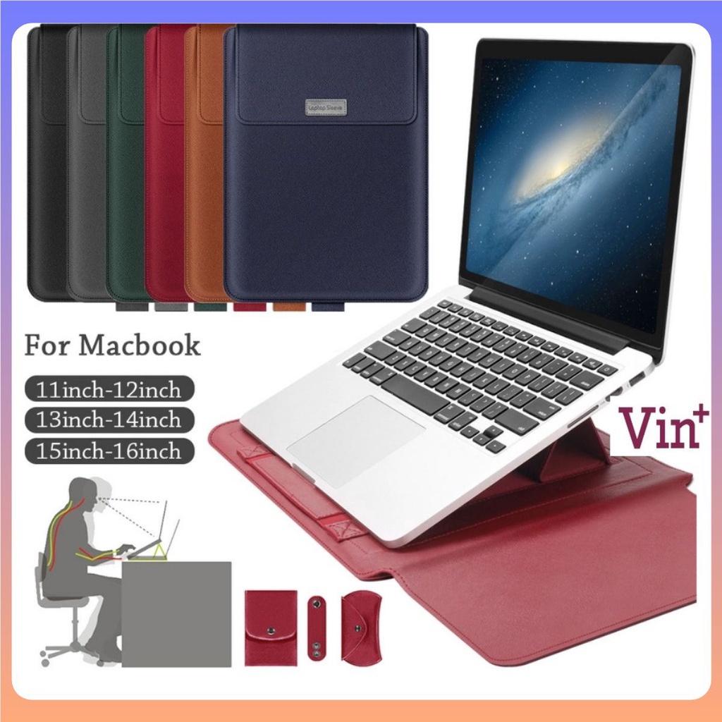 Túi da PU đựng máy tính xách tay thích hợp cho dòng Macbook Air Pro/Macbook Air 11/12/13.3/15.4 inch