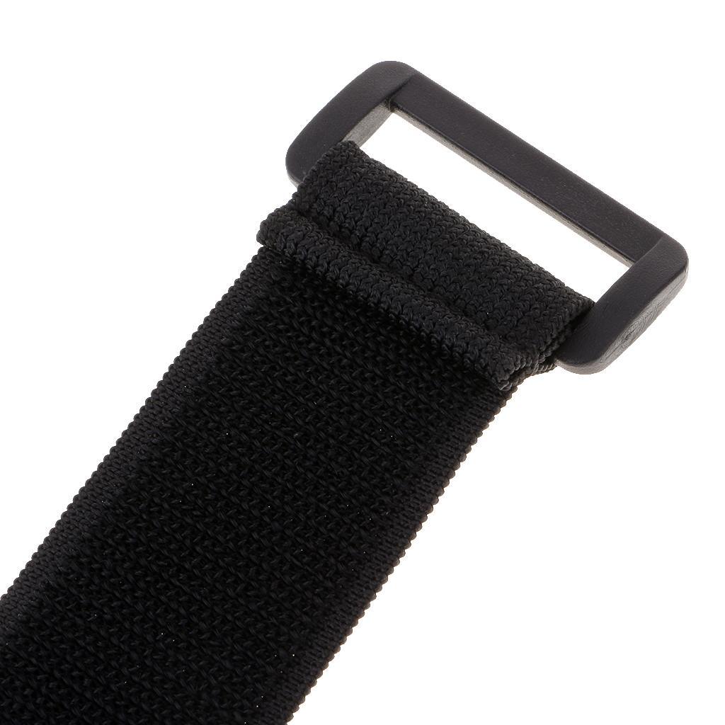 4x 67cm Cable Ties Strap W Buckle Hook Loop Fastener Sticky Tapes Organizer