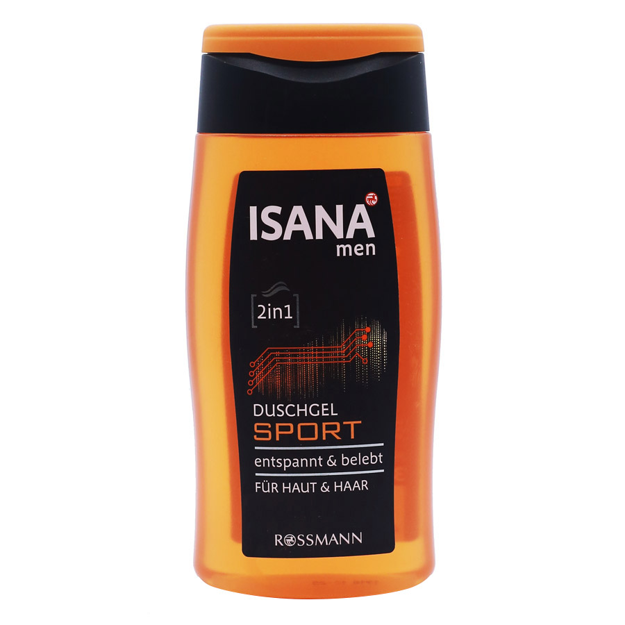 Dầu Gội Và Sữa Tắm Nam Isana Men Dusche Sport 2 In 1 (300ml)