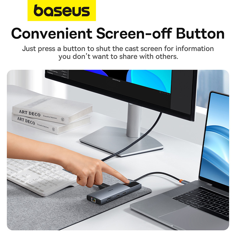 Hub Mở Rộng Kết Nối Baseus Metal Gleam Series II USB HUB