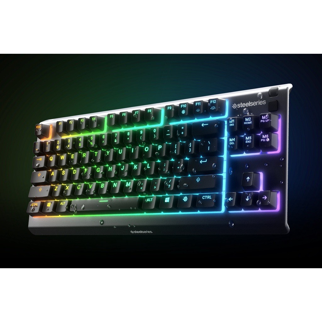 Bàn phím gaming có dây Steelseries Apex 3 TKL RGB chống tràn chuẩn IP32 - Hàng Chính Hãng