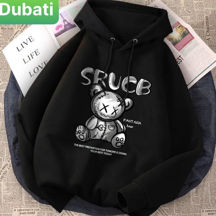 ÁO NỈ, ÁO KHOÁC HOODIE GẤU SCRUB SIÊU NGẦU NAM NỮ PHONG CÁCH CAO CẤP - DUBATI FASHION