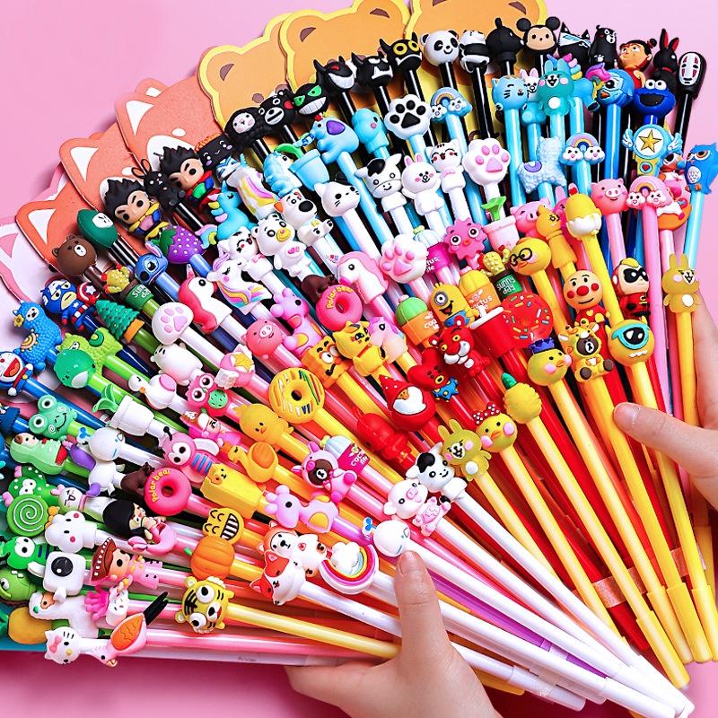 Combo 10 20 50 bút hoạt hình cute ssshop phụ kịên