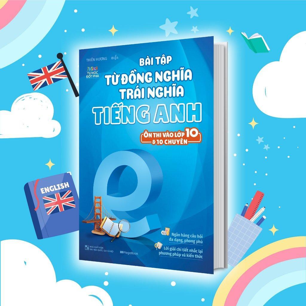 Sách - Bài Tập Tiếng Anh Ôn Thi Vào Lớp 10 Và 10 Chuyên - Combo 8 Cuốn - Megabook