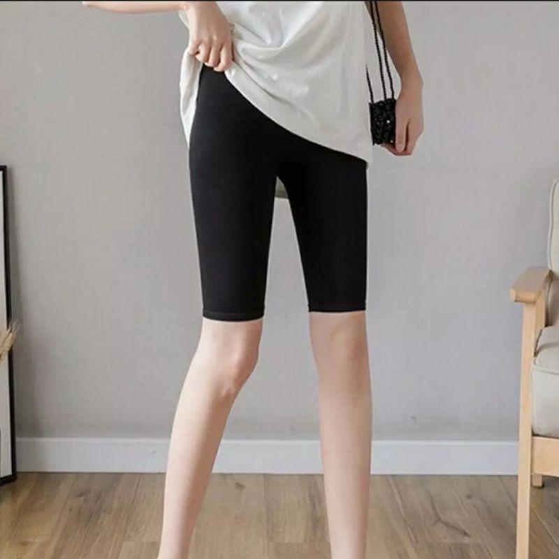 Quần legging lửng biker nâng mông co giãn 4 chiều