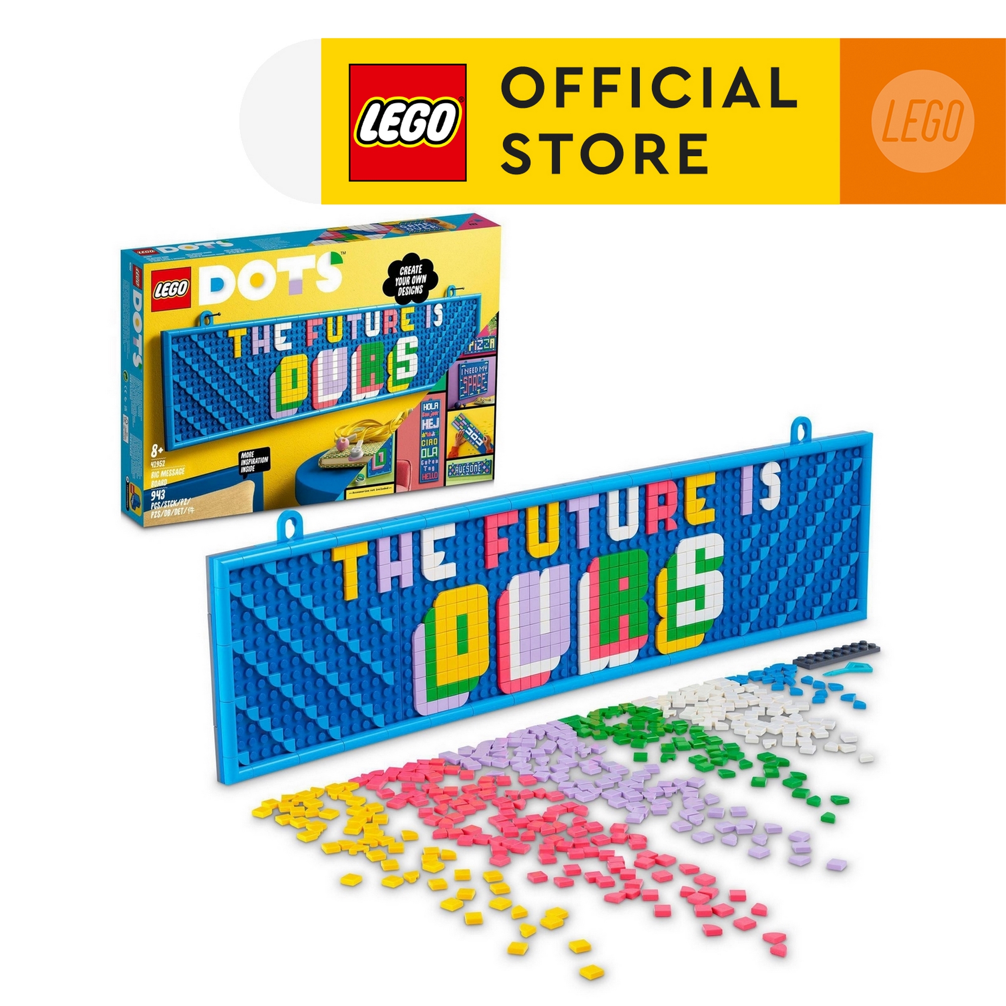 LEGO DOTS 41952 Bảng trang trí nhà cửa DIY (lớn) (943 chi tiết)