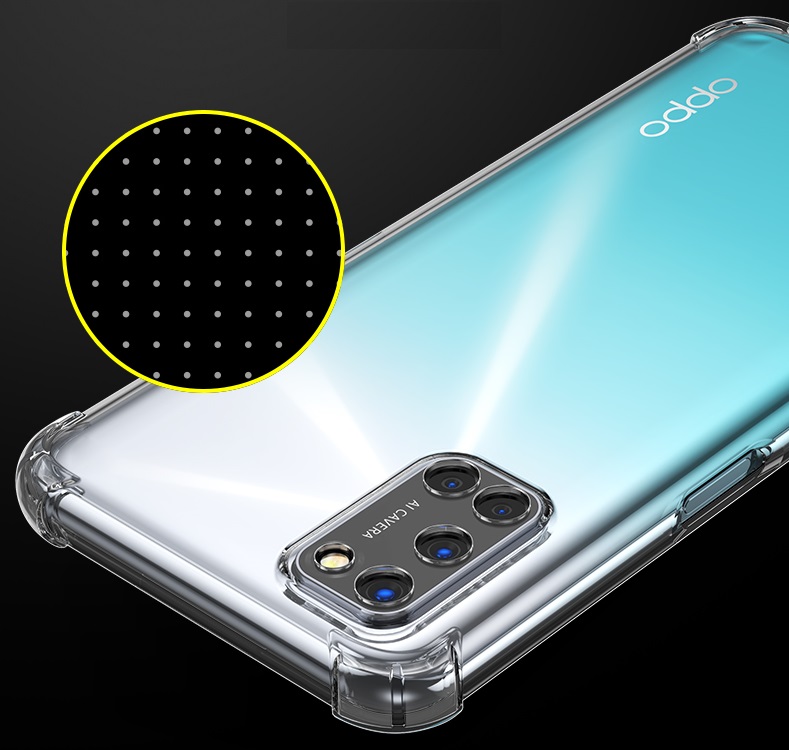 Ốp lưng Silicone dẻo trong chống sốc cho OPPO A72 - Hàng Cao Cấp