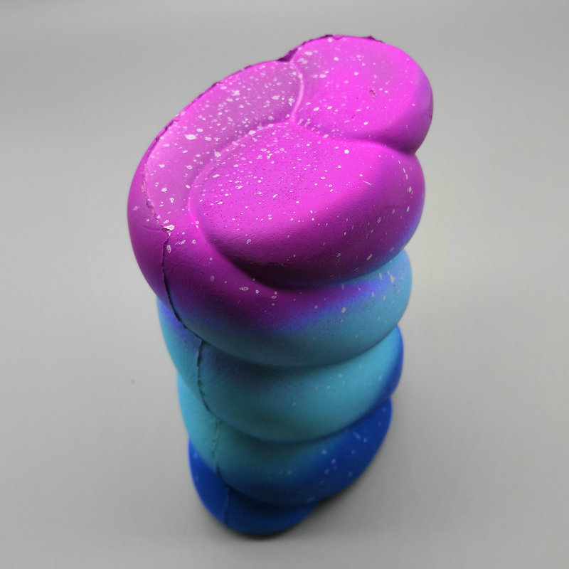 Đồ Chơi Squishy Kẹo Xoắn Galaxy Kích Thước 14cm Chậm Tăng Tặng Kèm Bao Bì