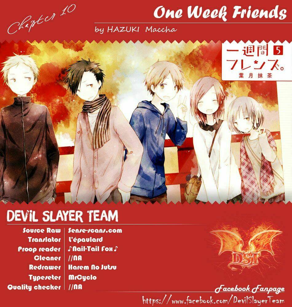 one week friends dst chapter 10 2