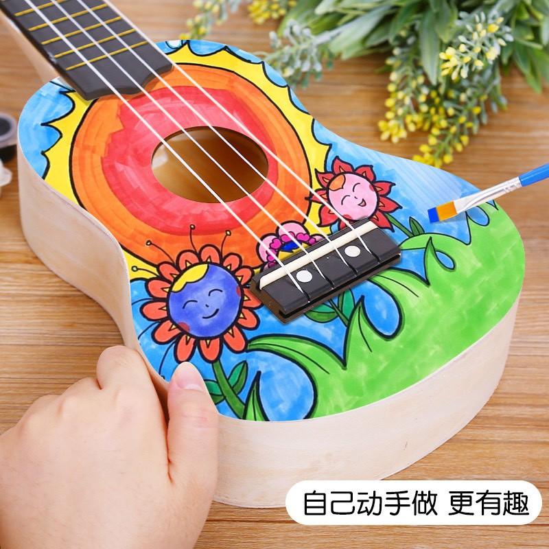 ĐÀN UKULELE THỦ CÔNG DIY FULL GỖ