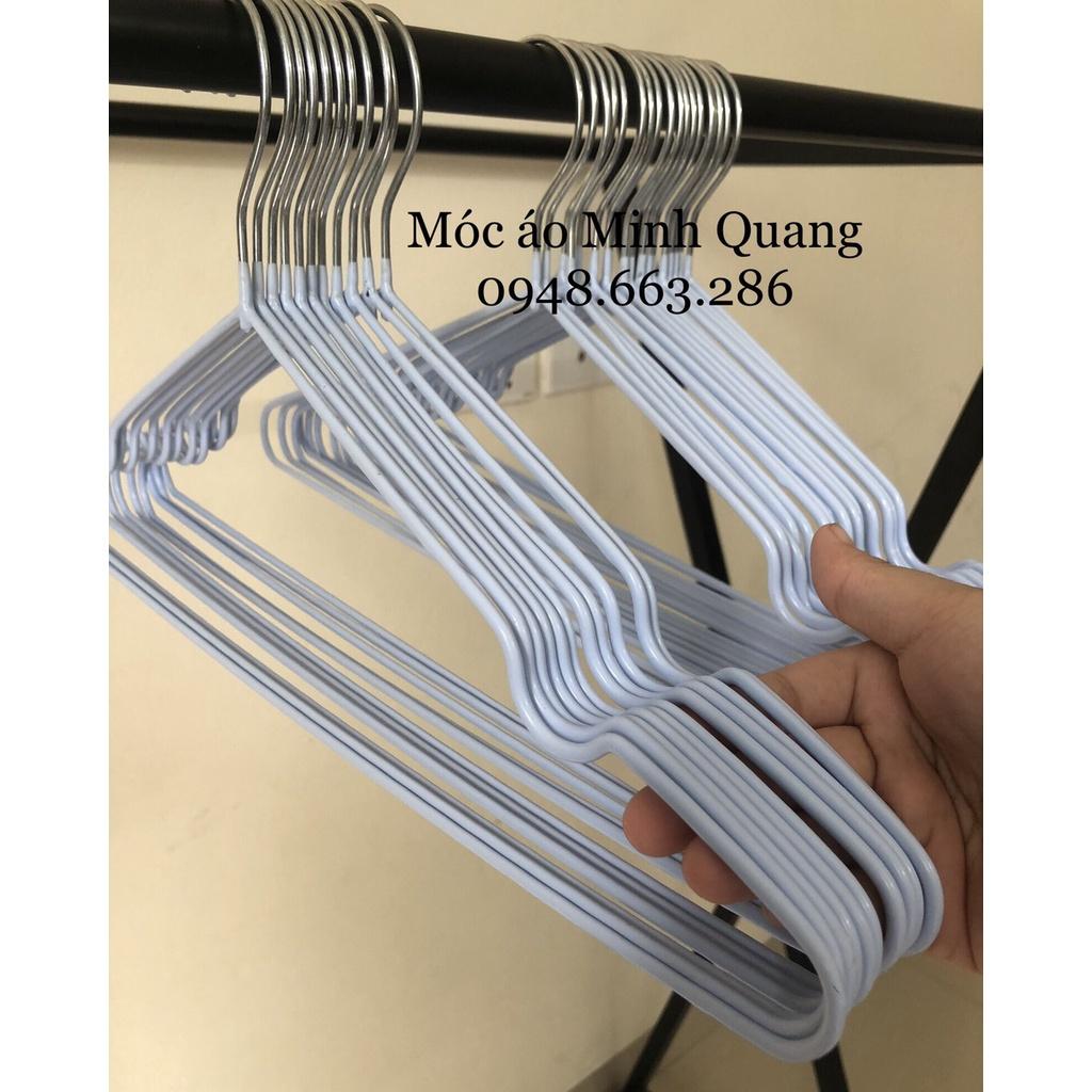 Combo 10 móc treo quần áo-mắc nhôm bọc nhựa-hàng cao cấp