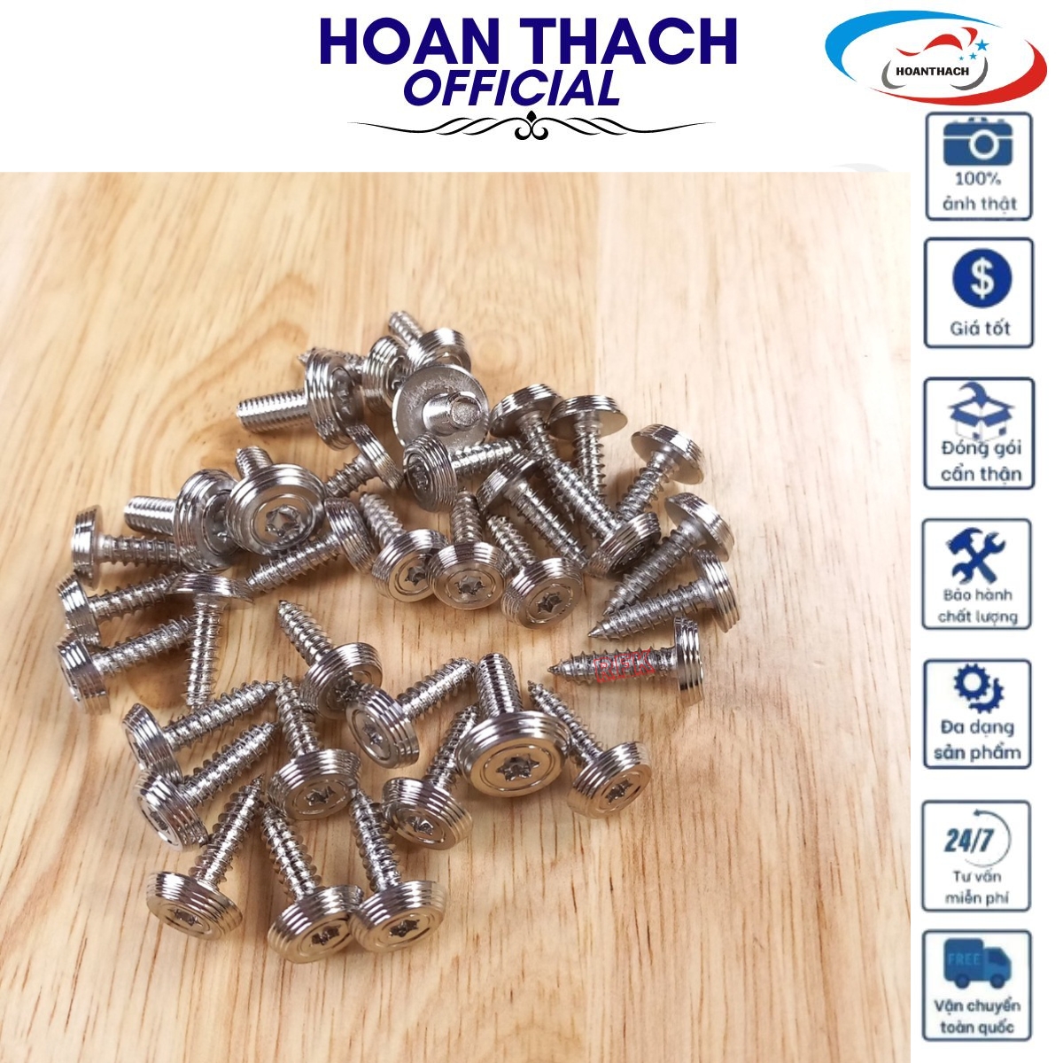 Bộ Ốc Áo Mẫu Thái Inox 304 cho xe máy Exciter 135 2010 ( 35 con ), HOANTHACH SP017370