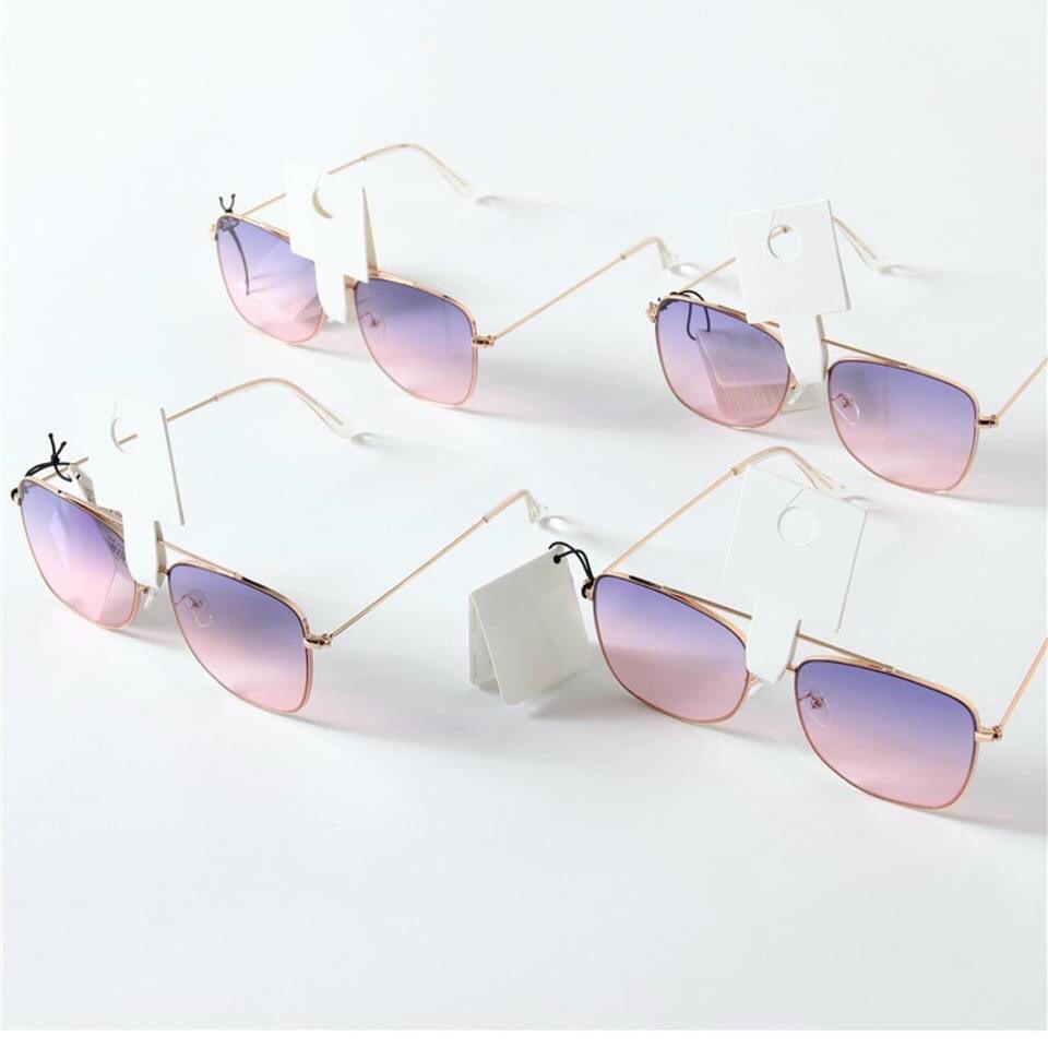 Kính thời trang nữ hit hot cá tính đi biển kỉ yếu siêu ngầu chất 3 mầu vàng đen tím