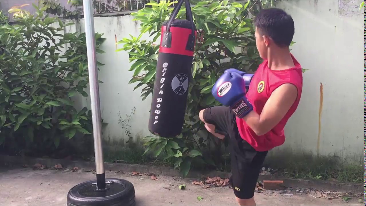 Vỏ bao cát đấm bốc 2 lớp chiều dài 60-100cm - phụ kiện tập gym, tập boxing tại nhà