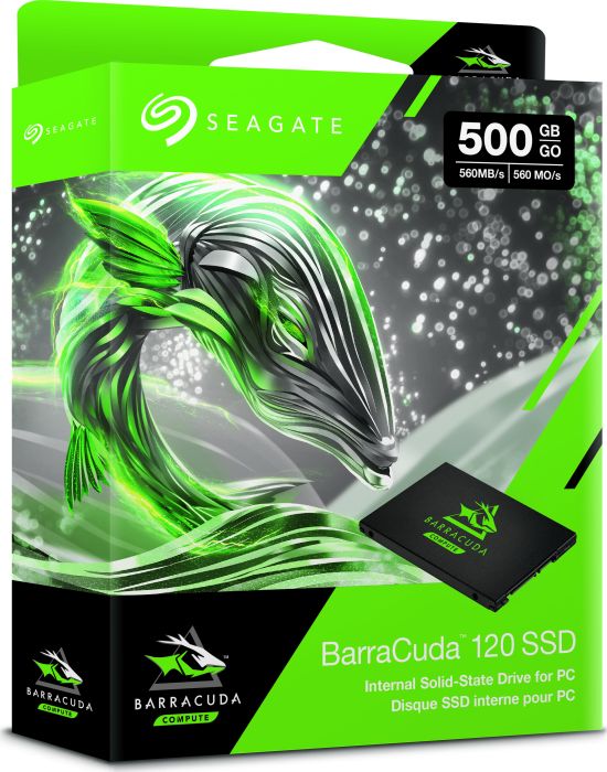 Ổ cứng SSD Seagate BarraCuda 120 SATA 500GB ZA500CM1A003 - Hàng Chính Hãng