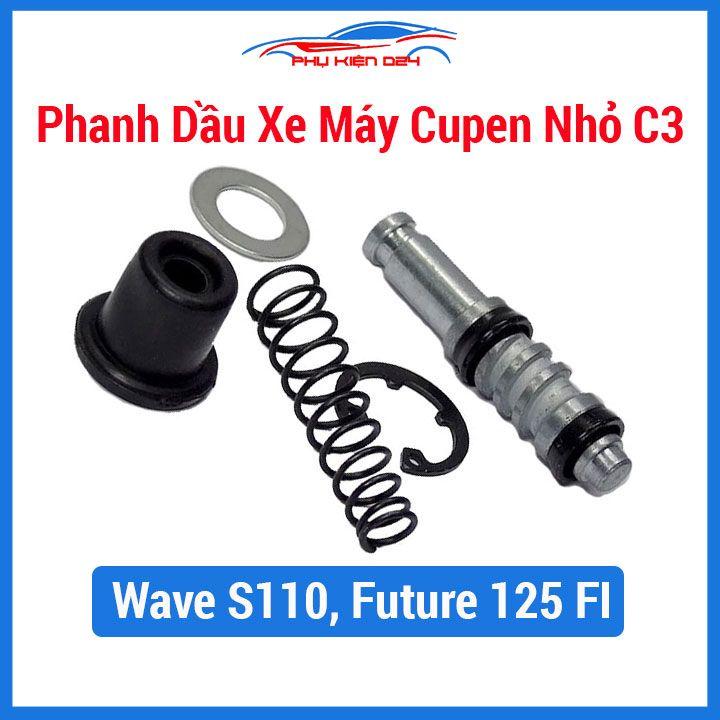 Ty cuppen phanh dầu xe máy cupen nhỏ C3 Wave sS110, Future 125 fi và 1 số dòng xe ga honda